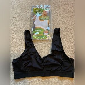 Black Comfort Bra